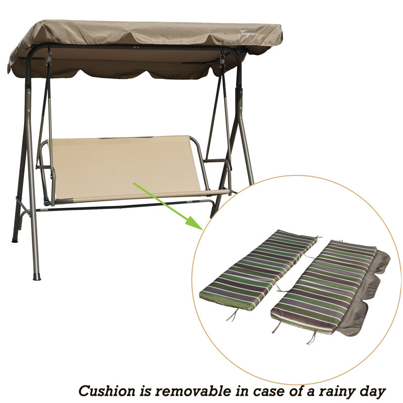 Winston Porter Otterburn Porch Swing with Canopy & Reviews Wayfair